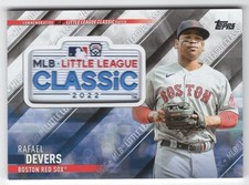 RAFAEL DEVERS 2022 Topps Update Little League Classic Patch #SEP-RD Red Sox