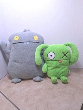 Hasbro Ugly Dolls Plush Ox Green Monster 2019 8" Gray Babo 2002 11" Terrycloth