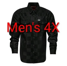 Dixxon Flannel Co. "Checkmate" Men's Size 4X LIMITED EDITION RARE