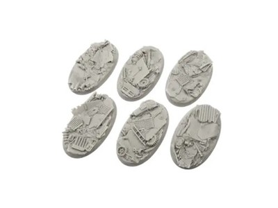 Scrapyard Bases, Oval 60x35mm (4) | Micro Art Studio | EAN 5900232351985
