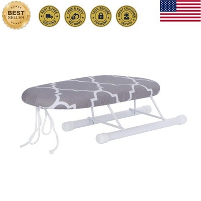 Mini Ironing Board Foldable Sleeve Cuffs Collars Ironing Table for Home Trave...