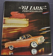 1961 Studebaker Large 24pg Brochure Hawk Lark Wagon Hardtop Excellent Original 1961 Studebaker Large 24pg Brochure Hawk Lark Wagon Hardtop Excellent Original