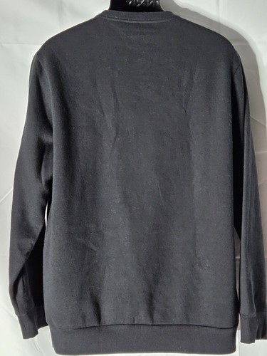 Christmas Sweatshirt Faux Suit Ugly Poinsettia Candy Cane Size Large Black - Picture 4 of 10