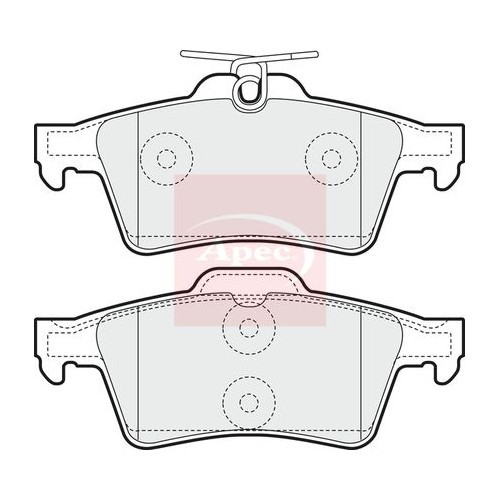 For VOLVO C30 533 2006 to 2013 BRAKE PADS (REAR) (R90) PAD1448