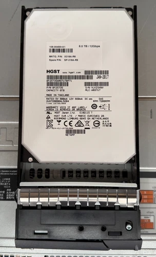 NetApp X318A-R6 8TB 7.2K SAS 12GB 3.5" HDD HUH728080AL5204 (520bps NetApp Only)