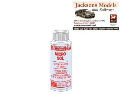 Microscale MSSOL Micro Sol Einstelllösung zum Erweichen von Aufklebern 1 fl. Oz.