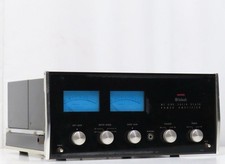 McIntosh MC2105 Stereo Power Amplifier Blue Meter Vintage Audio Tested Working