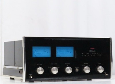 McIntosh MC2105 Stereo Power Amplifier Blue Meter Vintage Audio Tested Working