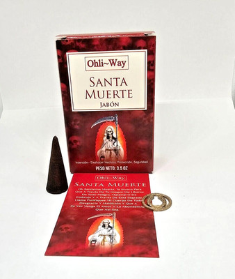 JABON SANTA MUERTE / HOLY DEATH SOAP PROTEGE MALAS ENERGIAS BRUJERIA ENVIDIA