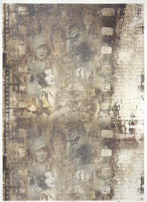 Reispapier für Decoupage A/3 - Film - Montage - R0705L