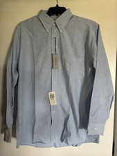 Mens Arrow Dover Blue Dress Shirt NWT 17 34/35 726