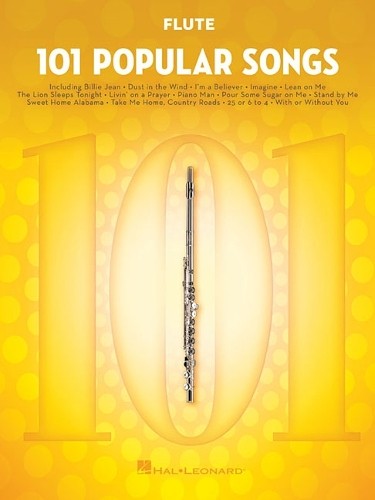 101 Popular Songs – Flute Sheet Music Songbook | Classic Pop Rock Hits for Beginners & Intermediate Players | Includes Billie Jean, Piano Man, Sweet Home Alabama, Hey Jude More: For Flute - Image 2