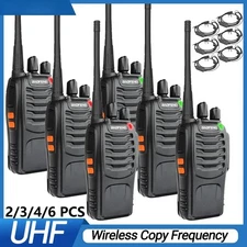 Walkie Talkie Wireless Copy Frequency UHF Long Range High Power Upgraded BF 888S