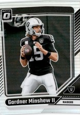 2024 Donruss Optic #100 Gardner Minshew II Holo Las Vegas Raiders