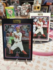 2025 Topps BLACK BORDER #247 Zach Neto Los Angeles Angels 👼 + Base