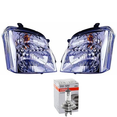 Halogen Scheinwerfer Frontscheinwerfer Set H4 für Isuzu D-Max I inkl. Lampen