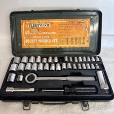 Antique 40 Piece Fleetwood Socket Wrench Set