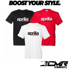 T-Shirt Paddock Maglia Aprilia Racing Maglietta Personalizzata Tshirt Moto