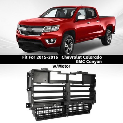 For 2015 2016 Chevrolet Colorado GMC Canyon Radiator Grille Shutter  W/ Motor