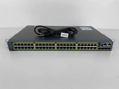 Cisco Catalyst 2960-S WS-C2960S-48TS-L 48 Port Managed Gigabit Ethernet Switch