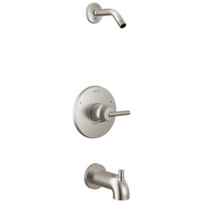 Delta T14459-SSLHD Trinsic 14 Series Tub  Shower Trim - Stainless - Box Dmg