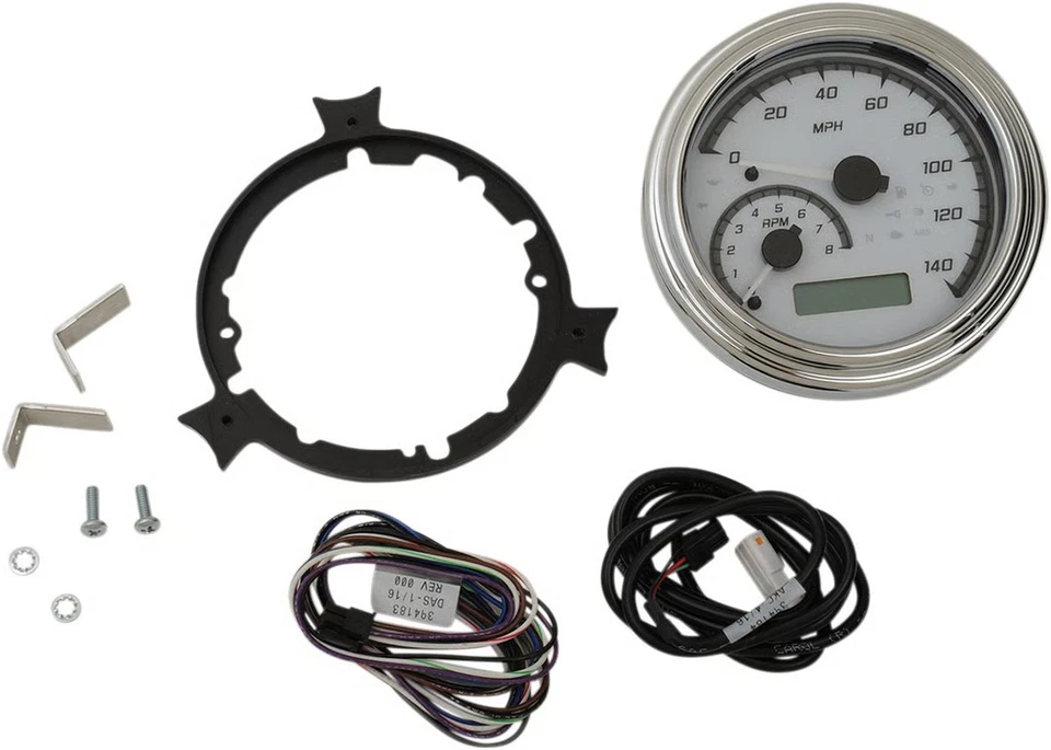 Dakota Digital Serie MVX Fatbob Sistema de Calibre Analógico/Digital - MVX-2004-WG-C Foto 2 de 4