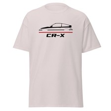 For CR-X 1987-1992 Fans Second Gen Cyber VTEC T-Shirt Birthday Gift Racing Tee