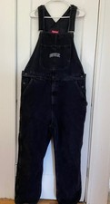 X-Large SUPREME OVERALLS BLACK- Pre-Owned