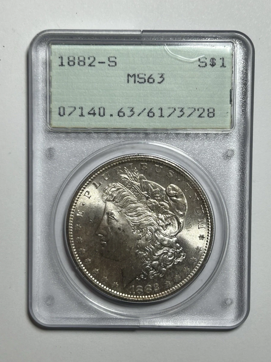 MS 63 Graded 1882 Year Morgan US Dollars (1878-1921) for sale | eBay