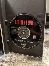 Resident Evil (Sega Saturn, 1997) CIB Complete Manual & Registration Card Clean