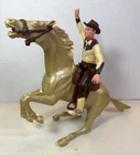Marx Rider of the Range Roy Rogers, Trigger & Misc Accessories.  Vintage 1950s