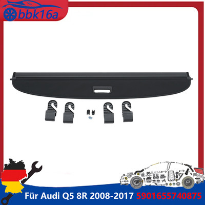 Laderaumabdeckung für Audi Q5 8R 2008-17 5901655740875 Abdeckrollo + Accessoire