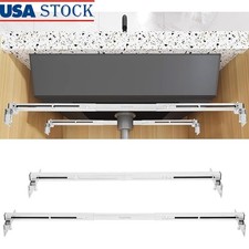 Heavy Duty Undermount Sink Support Bracket Adjustable Stainless Steel Kitchen US