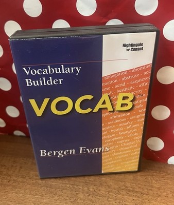 Vocabuly Builder VOCAB Bergen Evans 6 CDs Set + PDF Workbook Nightingale Conant