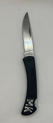 Vintage Ace Stainless Copenhagen Pocket Knife Black ''7'' INC
