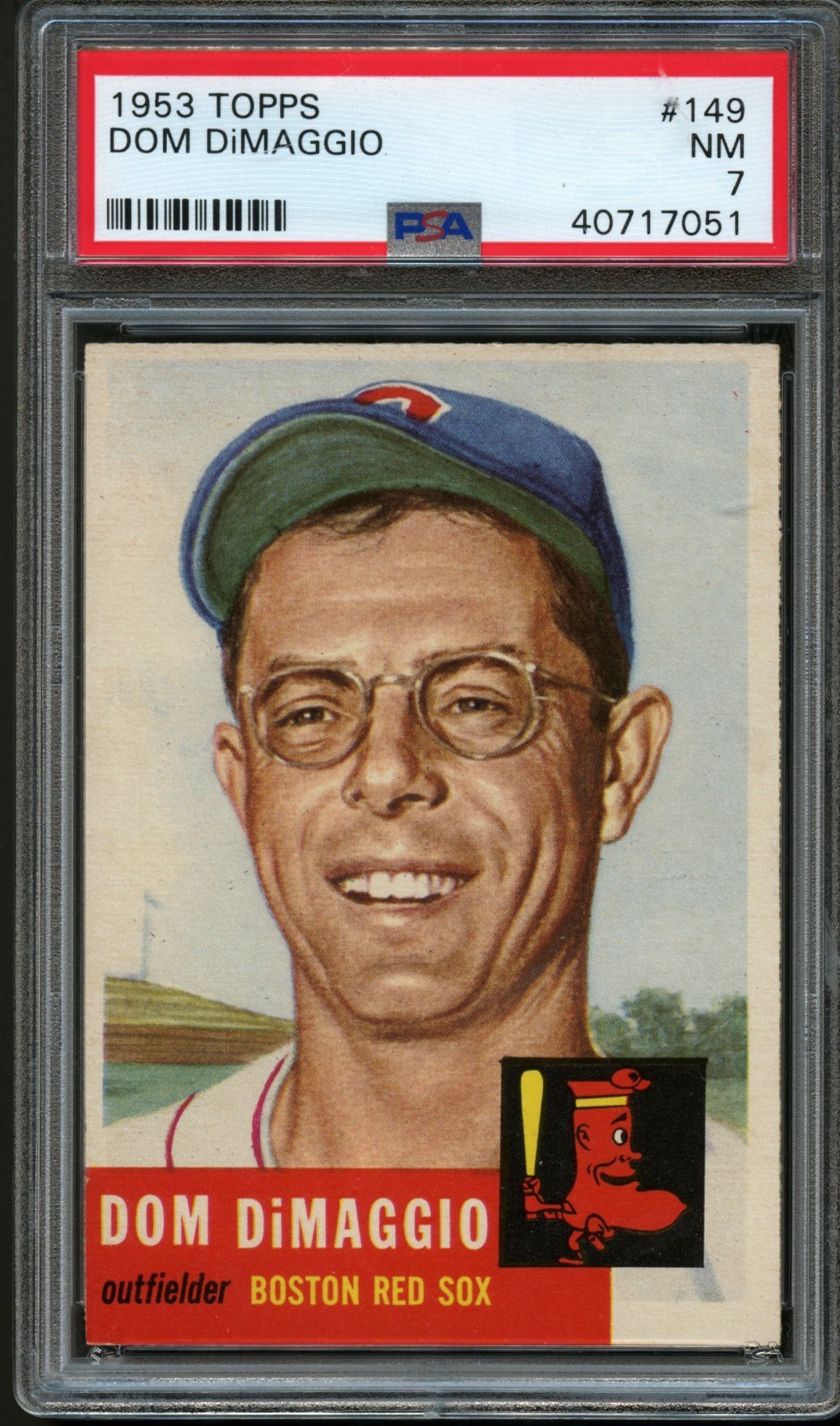 1953 Topps #149 Dom DiMaggio PSA 7