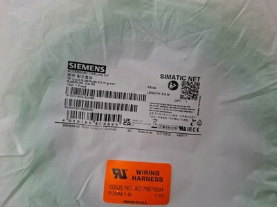 Siemens 6XV1870-3QH60 Industrial Ethernet Cable 6m RJ45 Cat6A S/FTP Patch Cord