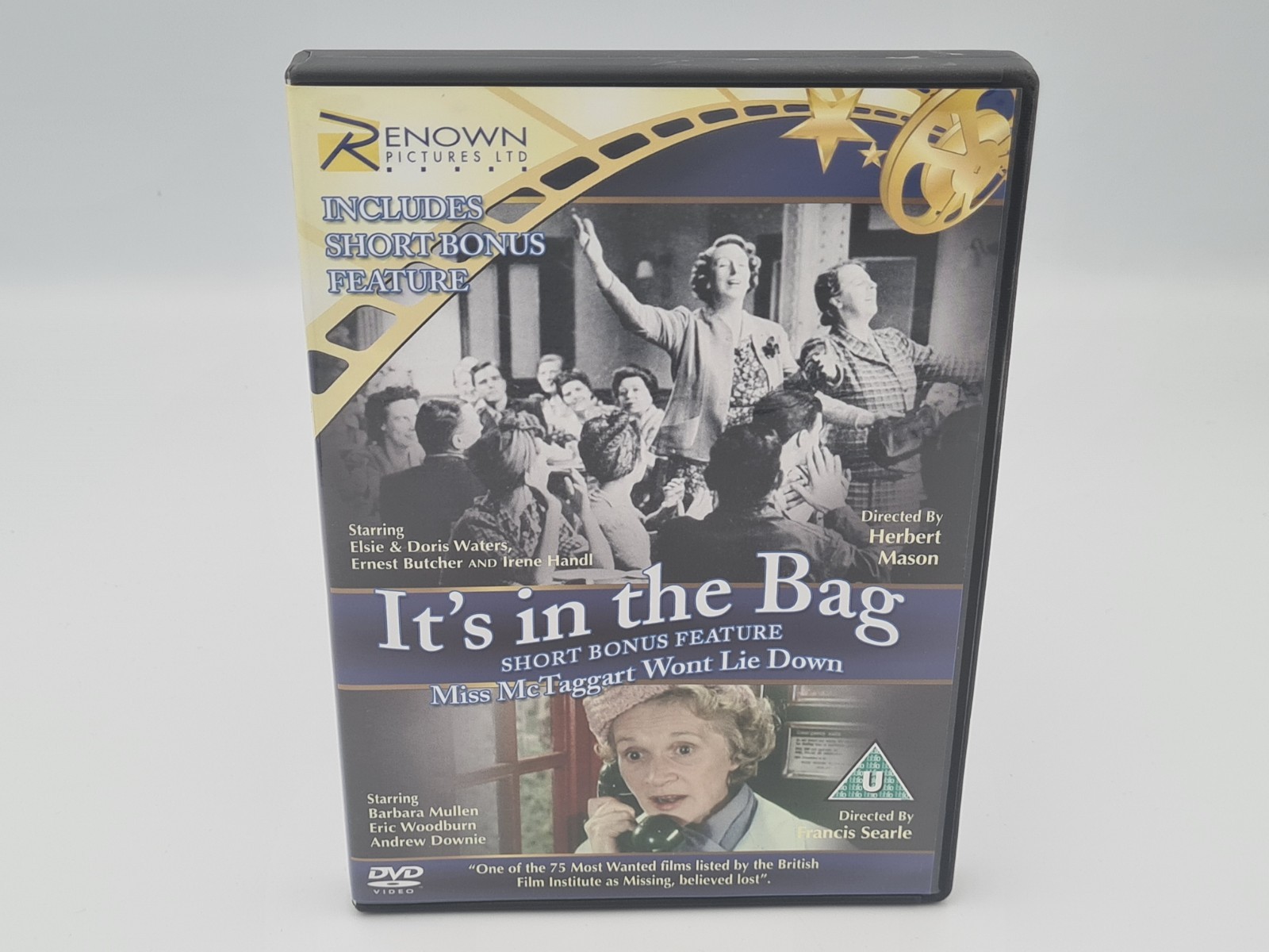 It's In The Bag / Miss McTaggart Won't Lie Down Dvd Renown Pictures