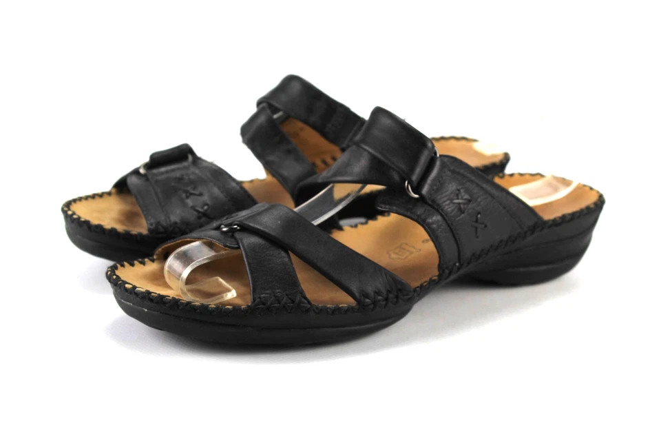 Gabor Gr.39 Uk.6 Damen Comfort Sandalen Pantoletten Slipper Schwarz  TOP P 689 - Bild 2 von 4