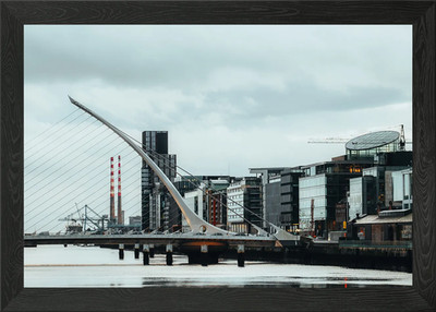 Dublin Modern Span Gerahmtes Wandbild Poster Leinwanddruck Bild