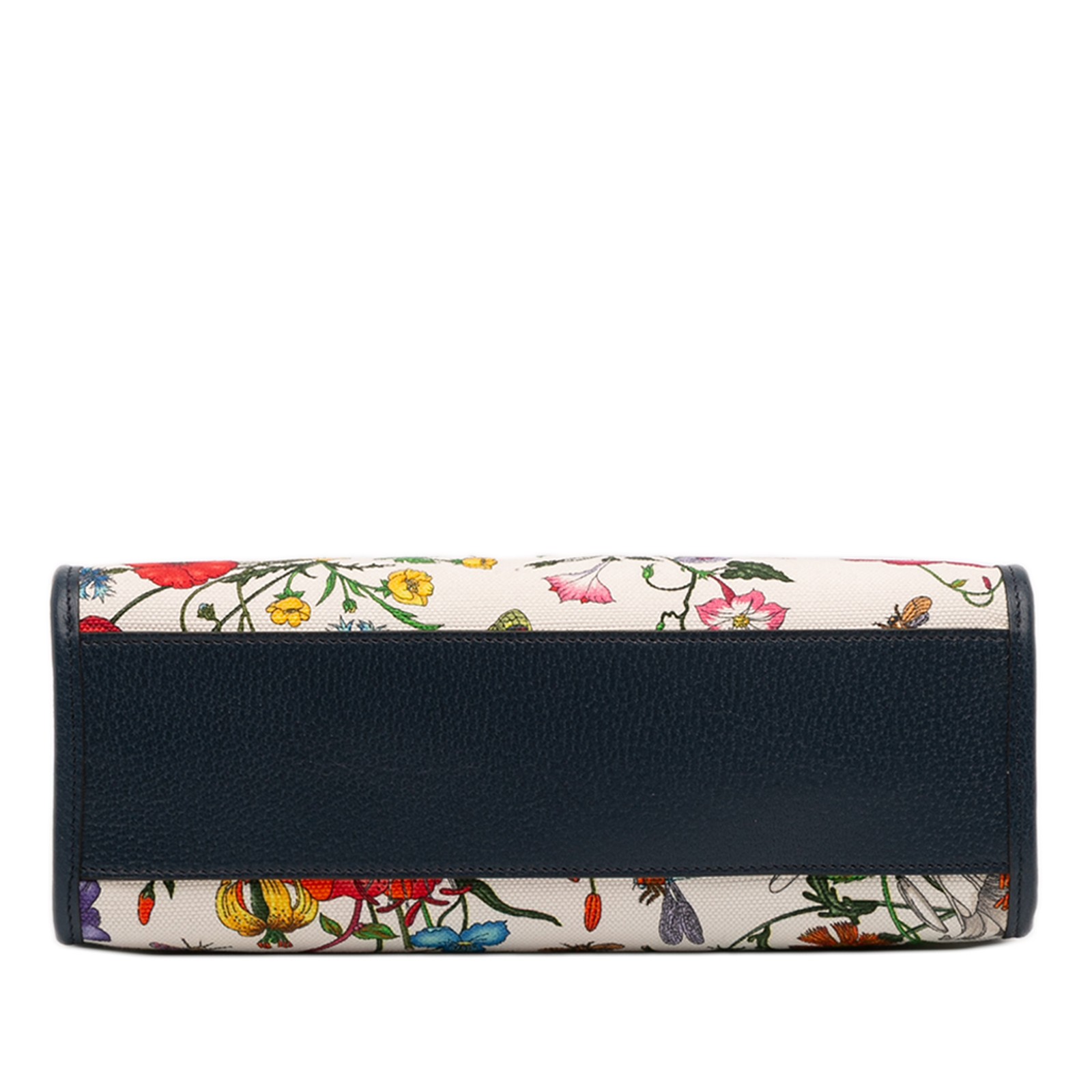 Authenticated Gucci Medium Canvas Flora Navy Fabr… - image 3