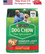 Purina Dog Chow Complete, Dry Dog Food for Adult Dogs, Real Chicken, 44 lb Bag