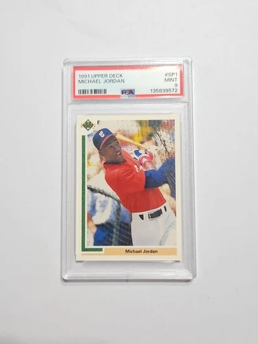 1991 Upper Deck #SP1 Michael Jordan White Sox Baseball RC HOF PSA 9 MINT