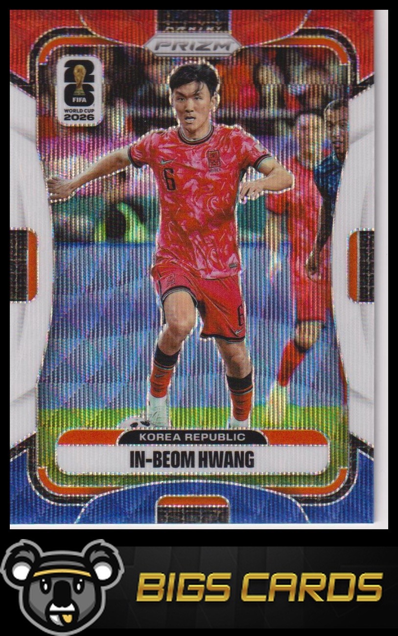 In-Beom Hwang 2026 Panini Prizm FIFA World Cup #283 Red, White & Blue