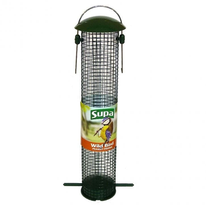 SUPA PEANUT FEEDER Standard, Large : Wild Garden Bird Feeding Tube bp Nut Holder