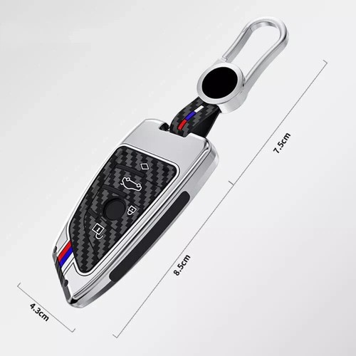Zinc Alloy Silicone Car Key Fob Case Cover For BMW X1 X2 X3 X4 X5 X6 X7 2 3 5 6 - Picture 10 of 14