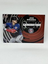 2022 Topps Update Jose Miranda RC Generation Now Black Parallel /299 Twins GN-71