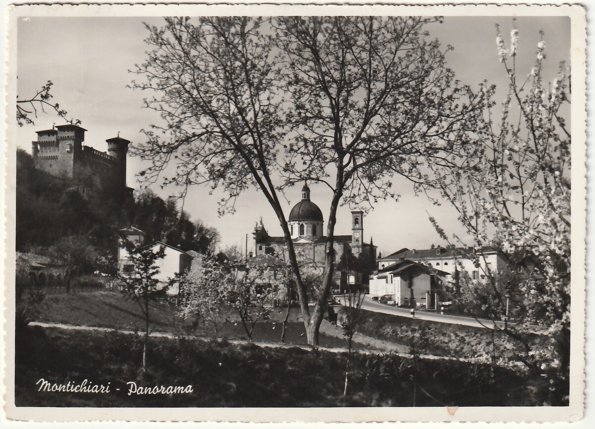 MONTICHIARI - BRESCIA - PANORAMA - VIAGG. 1957 -13389-