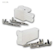 AMP-Steckverbinder universell, Stecker/Buchse/Paar, 2-polig, 10/20/50er Pack
