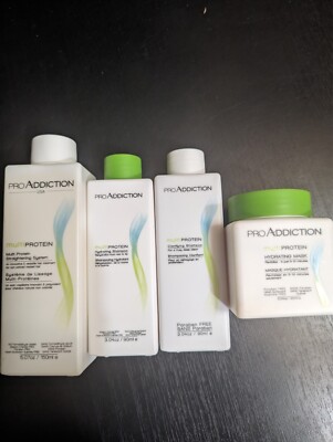 PRO ADDICTION Intro Kit WHITE 4 Piece Multi-Protein Straightening System